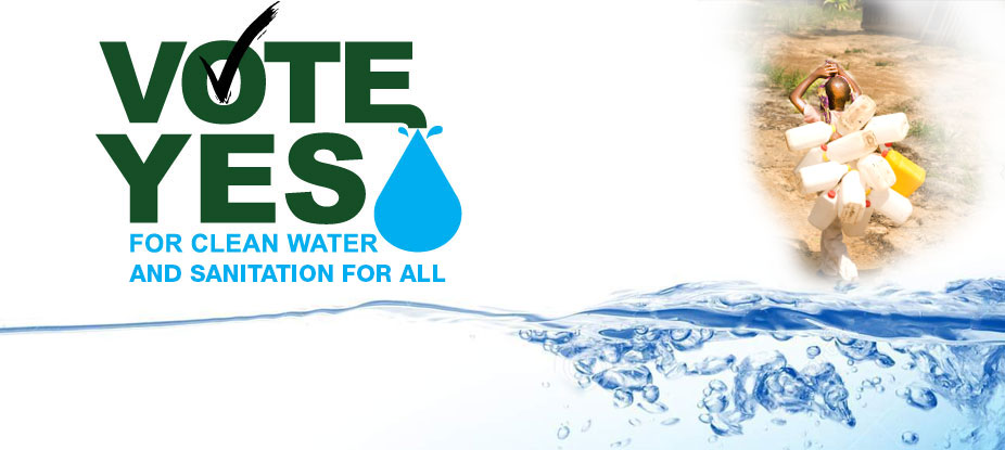 We want water and sanitation to be available and accessible to all