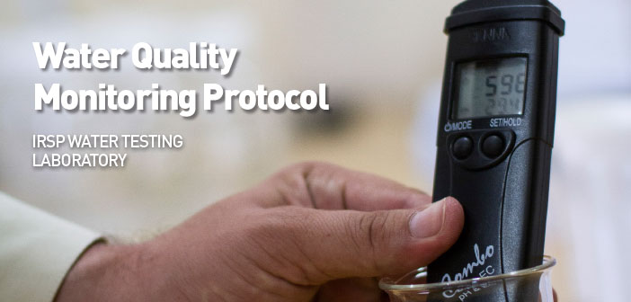 IRSP Water Quality Monitoring Protocol