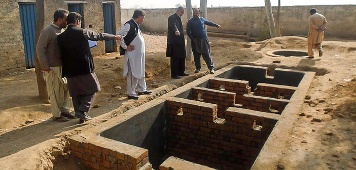 Construction of Waste Water Treatment Unit (WWTU) at Boys School in Barakai Afghan refugees Camp